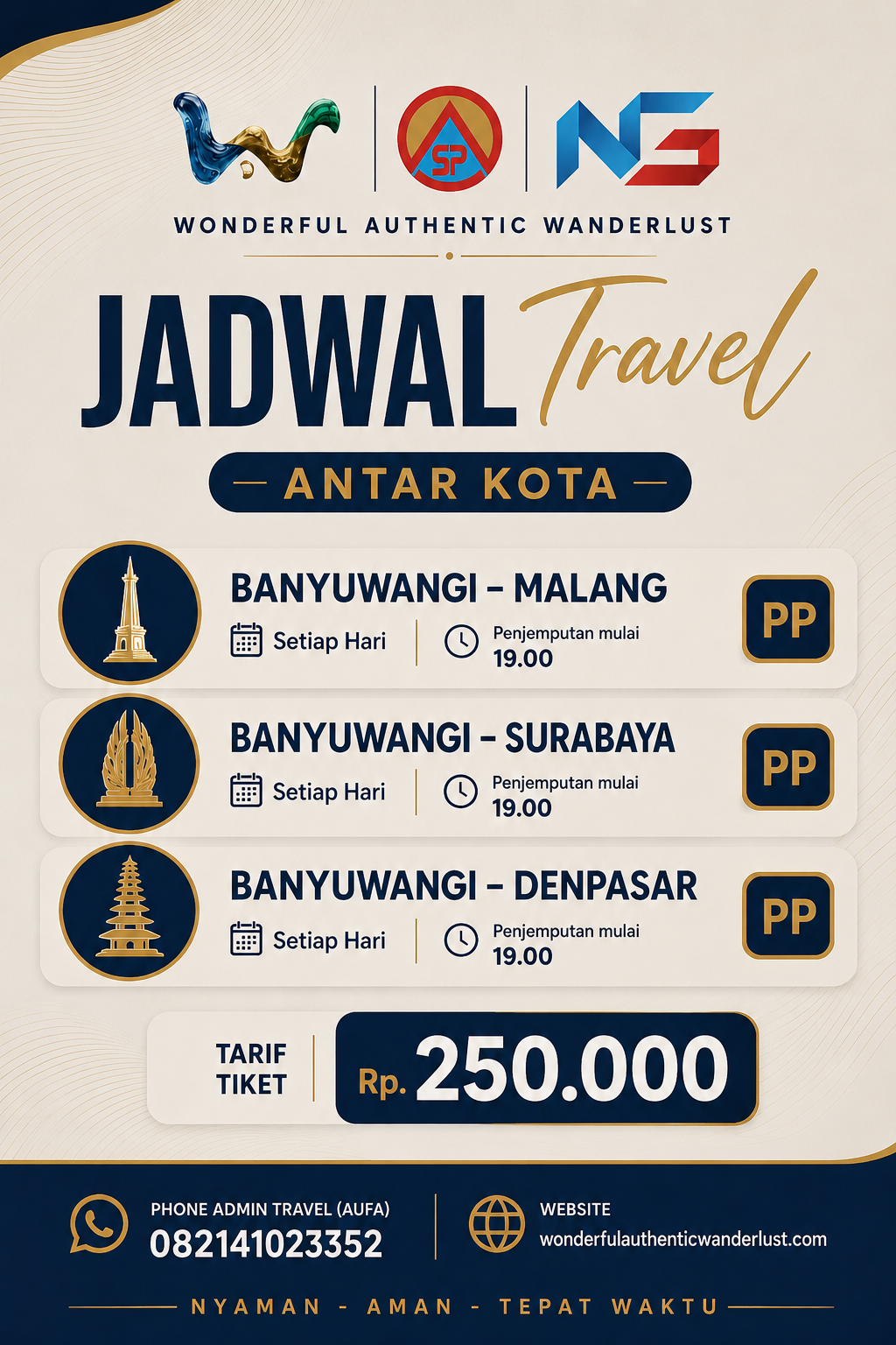 Jadwal Travel Antar Kota
